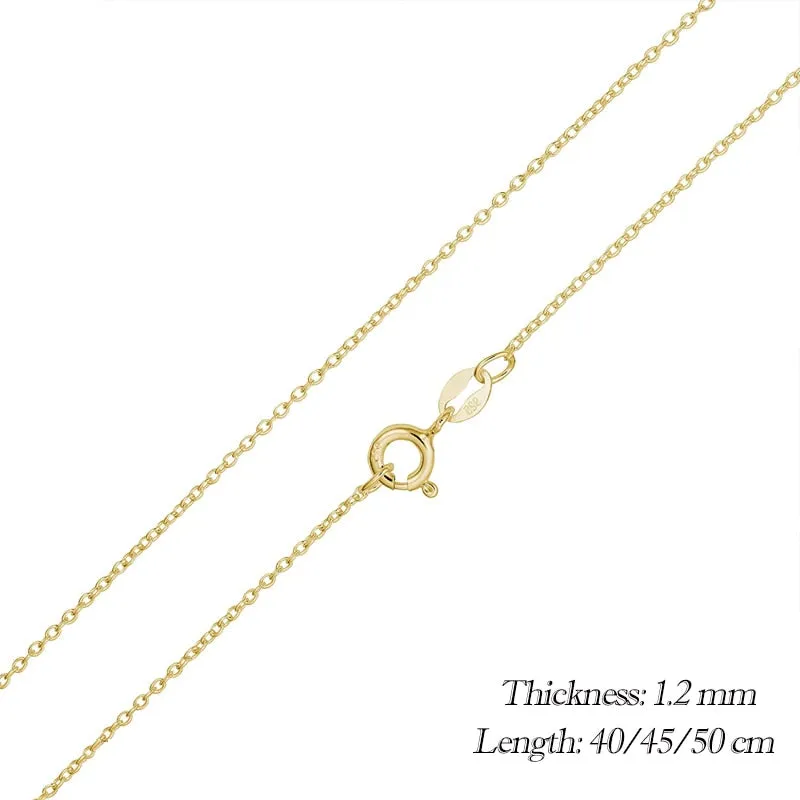 Classic Basic Chain 100% 925 Sterling Silver