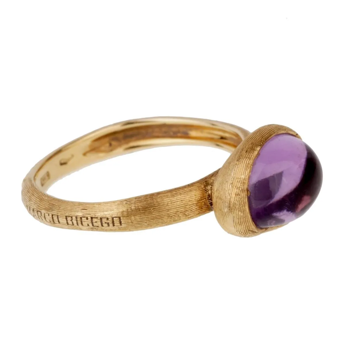 Marco Bicego Amethyst Gold Textured Ring