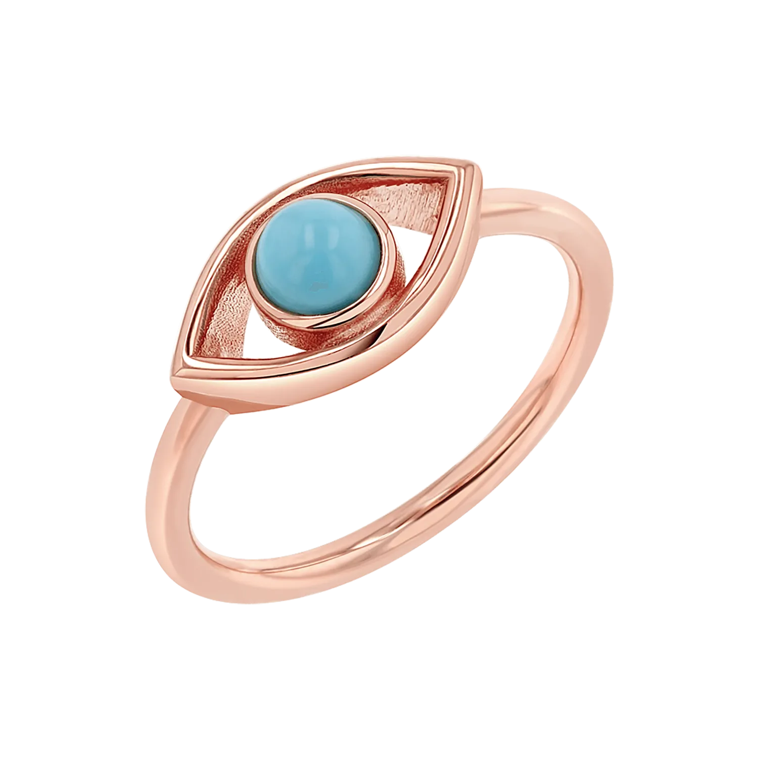 Turquoise Evil Eye Ring